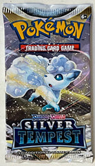 SINGLE PACK of Pokemon TCG Sword and Shield Silver Tempest Booster Box (10 cards/pack)