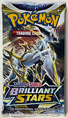 SINGLE PACK of Pokemon TCG Sword & Shield Brilliant Stars Booster Box (10 cards/pack)