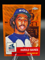 2022 Topps Chrome Platinum #208 Harold Baines Orange Refractor /25