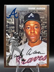 2023 Topps Chrome Platinum 54CV-33 Hank Aaron City Variation