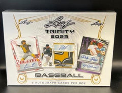 2023 Leaf Trinity Baseball Hobby Box (6 Autographed Cards per Box)