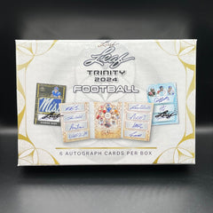 2024 Leaf Trinity Football Hobby Box - 6 Autographs Per Box