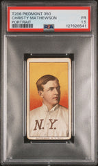 1909-11 T206 PIEDMONT 350 CHRISTY MATHEWSON PORTRAIT PSA 1.5 FAIR