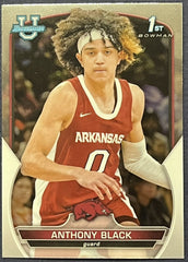 2023 Topps Bowman Chrome U Anthony Black Rookie Arkansas #58 1st RC Orlando Magic