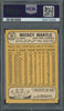 1968 Topps #280 Mickey Mantle New York Yankees HOF PSA 4 VG-EX