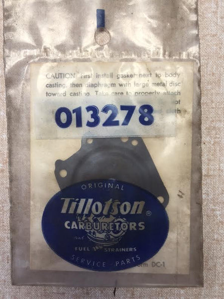 013278 Tillotson Carburetor Diaphragm for HS Models