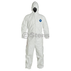 STENS 047-101  Hooded Tyvek(R),Elastic,Serged,3XL / 3x Hooded