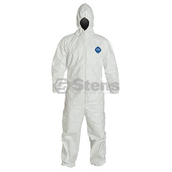 STENS 047-104  Hooded Tyvek(R),Serged,Elastic,M / Medium Hooded