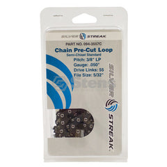 STENS 094-3557C  Chain Loop Clamshell 55 DL / 3/8" LP, .050, S-Chisel Standard