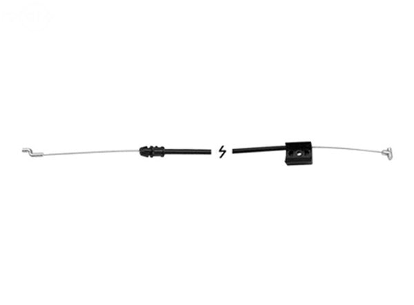 Rotary 10697. CABLE ENGINE STOP 48 1/2" MURRAY 43828