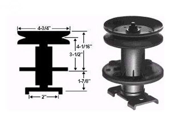 Rotary 1170. QUILL ASSEMBLY NOMA 313907, 779057