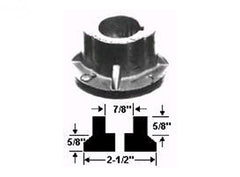 Rotary 1174. ADAPTOR BLADE 7/8" (HUB ONLY)