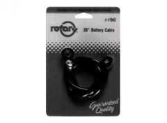 Rotary 11943. CABLE BATTERY CARDED 20" BLACK