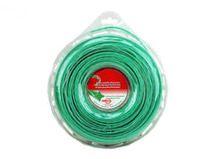 Rotary 12205. LINE TRIMMER .095  230' LGE DONUT QUAD-TEX TWIST GREEN