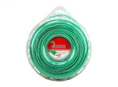 Rotary 12207. LINE TRIMMER  .130  120' LGE DONUT QUAD-TEX TWIST GREEN