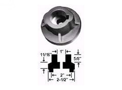 Rotary 1225. ADAPTOR BLADE 1"