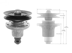 Rotary 13003. SPINDLE ASSEMBLY EXMARK REPL EXMARK 103-1105