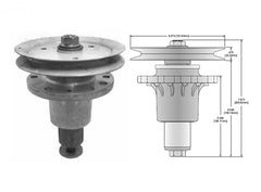 Rotary 13130. SPINDLE ASSEMBLY EXMARK REPL EXMARK 103-1140.