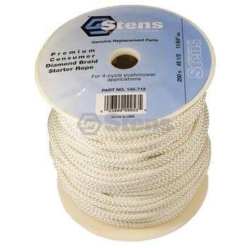 STENS 145-712.  200'Diamond Braid Starter Rope / #5-1/2 Diamond