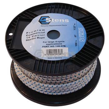 STENS 146-076.  100' Solid Braid Starter Rope / #7 Solid Braid