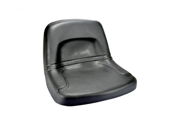 HIGH BACK STEEL PAN SEAT - BLACK