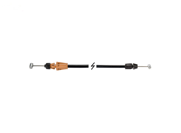 Rotary 16629 SNOW THROWER FOUR WAY CHUTE CABLE replaces MTD 946-04528B.  Barrell at both ends.