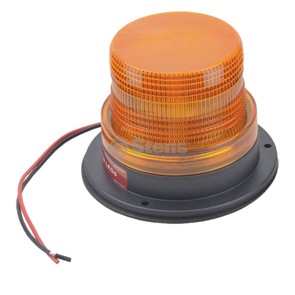 Stens 3000-2032 Strobe Warning Light, 12-40 Volt, 5" W x 3 9/16" H, amber replaces 555-20001