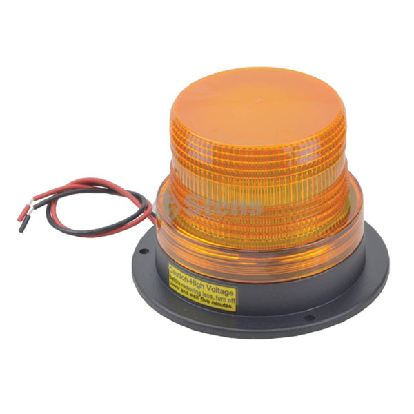 Stens 3000-2115 Warning Light, 12-110 Volts DC, 5" W x 3 9/16" H, Amber LED replaces 550-20000