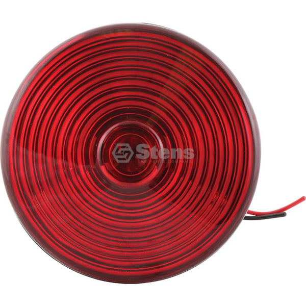 Stens 3000-2530 Tail Light, 4 1/2" Round, Red Lens replaces 45645HA