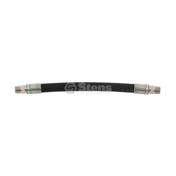 Stens 3001-0000 Hydraulic Hose, 3/8" x 12" SAE 100 R2AT 2 wire