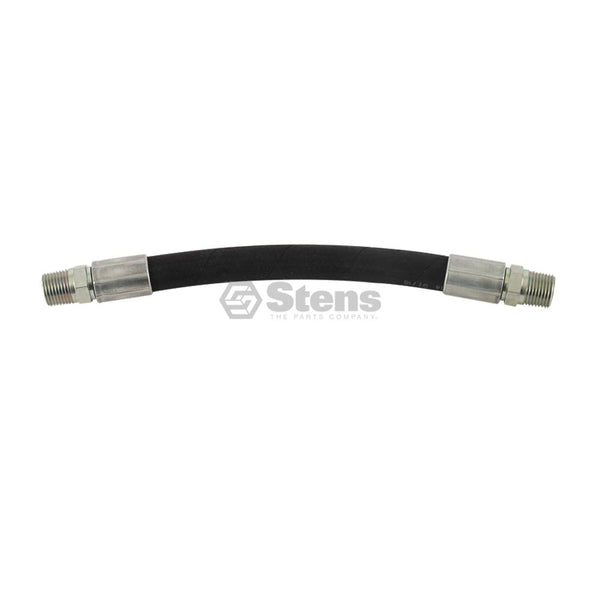 Stens 3001-0100 Hydraulic Hose, 1/2" x 12" SAE 100 R2AT 2 wire