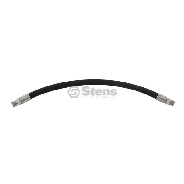 Stens 3001-0101 Hydraulic Hose, 1/2" x 15" SAE 100 R2AT 2 wire