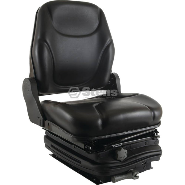 Stens 3010-0043 Seat, Mechanical suspension, black vinyl, adjustable