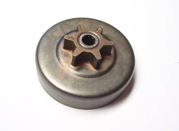Rotary 14966.  Spur Sprocket 3/8", 6 teeth with bearing.  Poulan 530057905