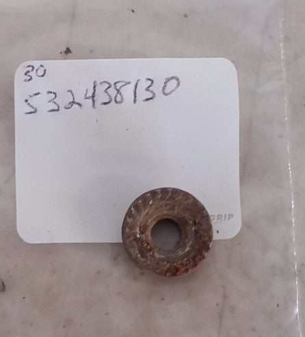 532438130 NUT.FLANGE.1-4-20-SERR *USED* Husqvarna