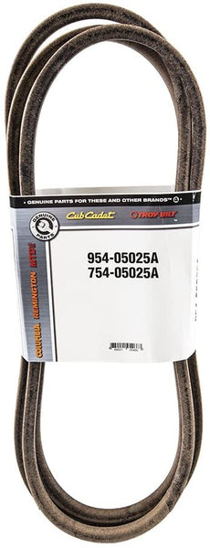 954-05025A CUB CADET Genuine Replacement Deck Belt for 54" Riding Mower Decks 754-0525A, 954-0525, 754-0525