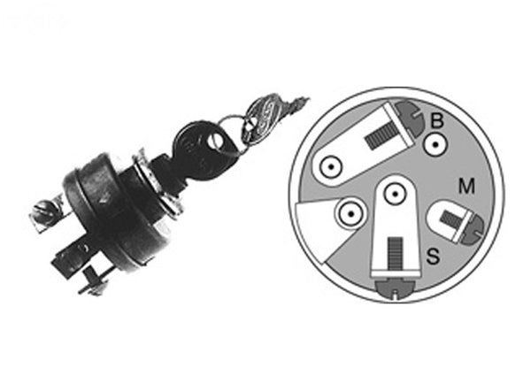 Rotary 6545. SWITCH STARTER SNAPPER 7011155, 7011155YP