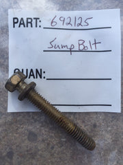 692125 Sump Bolt / Screw *USED* Briggs & Stratton