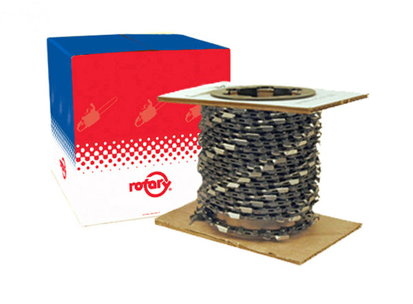 Rotary 7424001.  .050 3/8 STD 100' CHISEL WITHOUT BUMPER LINK  OREGON 72LGX100U
