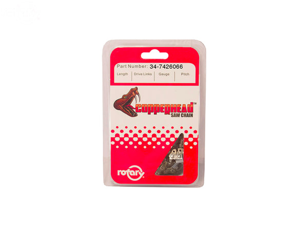 .050 3/8 STD 66 LKS SEMI CHISEL WITHOUT BUMPER LINK