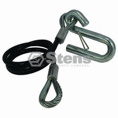 STENS 756-102.  Trailer Safety Cable / 36" Long With S Hook