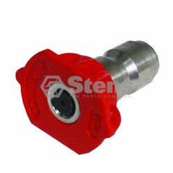 STENS 758-063.  1/4" Composite Spray Nozzle / 3.5 Size, Red, 5 Pack