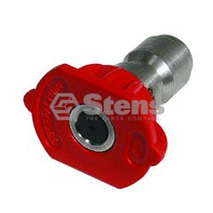 STENS 758-067.  1/4" Composite Spray Nozzle / 4.0 Size, Red, 5 Pack