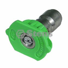 STENS 758-335.  1/4" Quick Coupler Nozzle / 25 Degree, Size 4.0, Green