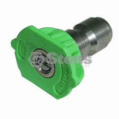 STENS 758-339.  1/4" Quick Coupler Nozzle / 25 Degree, Size 4.5, Green