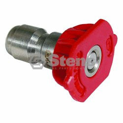 STENS 758-390.  1/4" Quick Coupler Nozzle Kits / 0 Degree, Size 3.0, Red