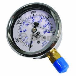 STENS 758-539.  Pressure Washer Gauge / 0 - 5,000 PSI