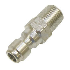 Stens 758-922.  Quick Coupler Plug Male / 1/4" Pl Steel, Male