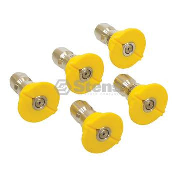 Quick Coupler Nozzle Set / 15 Degree, Size 3, Yellow