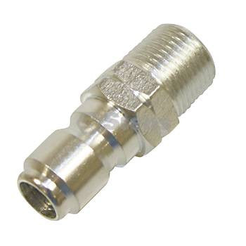 Quick Coupler Plug Male / 3/8" Pl Steel, Male